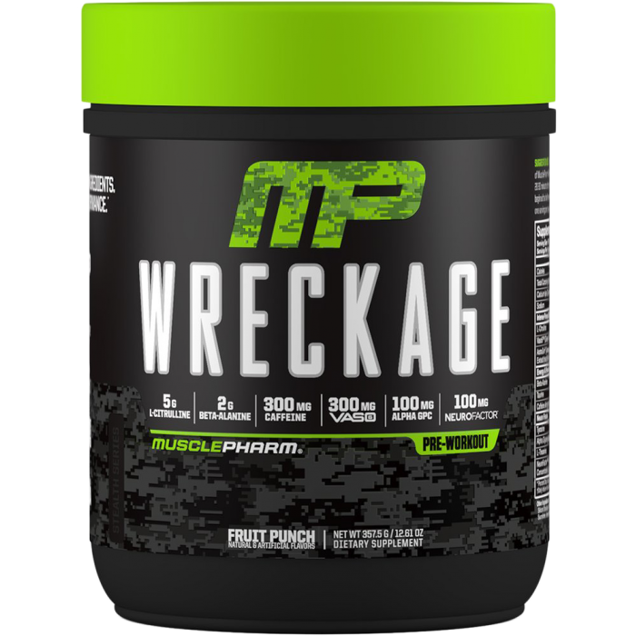 Muscle Pharm Wreckage Pre-Workout / 25 Дози​